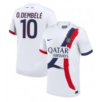 Paris Saint-Germain Ousmane Dembele #10 Udebanetrøje 2024-25 Kortærmet